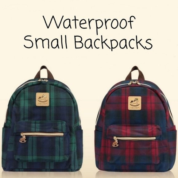 Waterproof Art Corgi Mini Small Travel Backpack - Picture 6 of 10